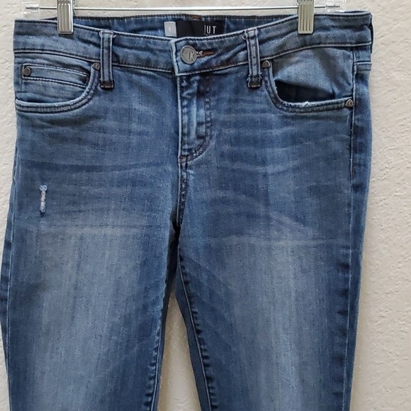 Kut from the Kloth Distressed Catherine Boyfriend Jeans Size 6 - Picture 4 of 13